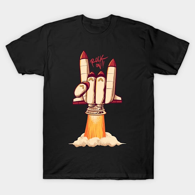 rocket rocks T-Shirt by spoilerinc